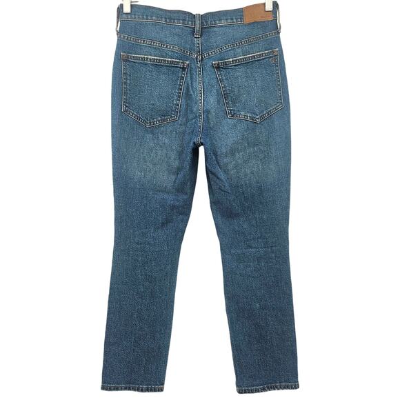 Madewell The Perfect Vintage Crop Jean in Gooding Wash: Knee-Rip Edition Size 26 - Picture 9 of 12